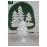 Department 56 Village Accessories Icy Trees Set of 3 with Box