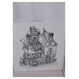 Dept 56 Glass Ornament Works North Pole Series w/ Box & Accessories