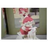 Department 56 Holly Lane Simple Traditions Christmas Figurines (4) with Boxes