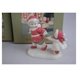 Department 56 Holly Lane Simple Traditions Christmas Figurines (4) with Boxes