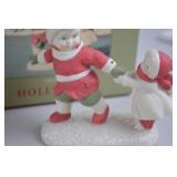 Department 56 Holly Lane Simple Traditions Christmas Figurines (4) with Boxes