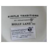 Department 56 Simple Traditions Holly Lane Figurine Set with Boxes