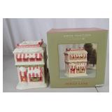 Department 56 Holly Lane Sweets Shop Village Building w/ Box & Light