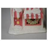 Department 56 Holly Lane Sweets Shop Village Building w/ Box & Light