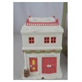 Department 56 Holly Lane Sweets Shop Village Building w/ Box & Light