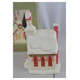 Department 56 Holly Lane Holly Chapel Lighted Christmas Village House