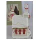 Department 56 Holly Lane Holly Chapel Lighted Christmas Village House