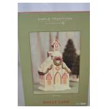 Department 56 Holly Lane Holly Chapel Lighted Christmas Village House