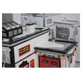 Dept 56 Snow Village Harley-Davidson Motorcycle Shop Handpainted Ceramic