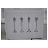 Village Decor Lot: 20 Socket Light Set, Figurines & Flamingo Ornaments