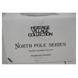 1994 Dept. 56 North Pole Series Beard Barber Shop with Box