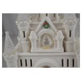 Lighted Christmas Snow Castle Palace Holiday Decor