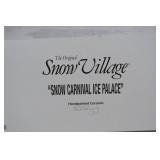 Lighted Christmas Snow Castle Palace Holiday Decor