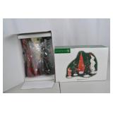 Department 56 Christmas Village Tinsel Ball Trees Set of 5, NIB