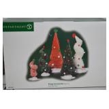 Department 56 Christmas Village Tinsel Ball Trees Set of 5, NIB