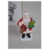 Dept 56 Santa and Mrs. Claus Porcelain Figurines, Heritage Village
