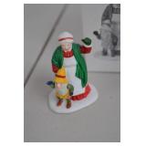 Dept 56 Santa and Mrs. Claus Porcelain Figurines, Heritage Village
