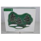 Department 56 Village Frosted Spruce Small Trees, Set of 3