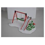 Dept 56 Snow Village Winter Playground Ceramic Accessory with Box