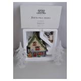 Dept 56 Heritage Village North Pole Elf Bunkhouse with Box