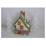 Dept 56 Heritage Village North Pole Elf Bunkhouse with Box