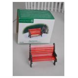 Department 56 Holiday Village Accessories: Brite Lites, Lamplighter, Bench, Sled & Fence