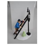 Department 56 Holiday Village Accessories: Brite Lites, Lamplighter, Bench, Sled & Fence