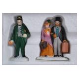 Heritage Village Collection Holiday Travelers Porcelain Figurine Set of 3