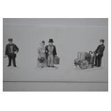 Heritage Village Collection Holiday Travelers Porcelain Figurine Set of 3