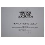 Dept 56 Heritage Village Early Rising Elves Set of 5 Porcelain Figures