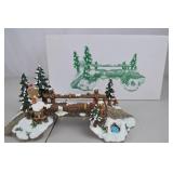 Department 56 Village Mill Creek Wooden Bridge with Box