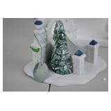 Heritage Village North Pole Gate Porcelain Christmas Decor
