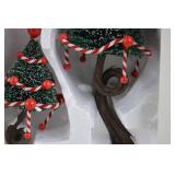 Department 56 Peppermint Trees Village Accessories, Set of 2, in Box