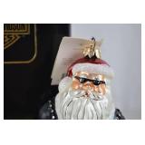 Christopher Radko Harley-Davidson Santa Christmas Ornament with Box