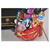 Christopher Radko Harley-Davidson Santa Christmas Ornament with Box