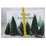 Village Landscape 14-Piece Winter Village Tree and Accessory Set