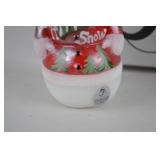 Fenton Hand Painted Snowman Figurine with Box