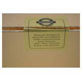 Jenny Nystrom Handpainted Porcelain Figurine Child with Gift Box