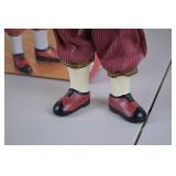 Golfing Santa Christmas Figurine with Box