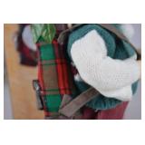 Golfing Santa Christmas Figurine with Box