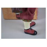 Golfing Santa Christmas Figurine with Box