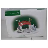 Dept. 56 Bridge Over The Icy Pond Christmas Village Accessory