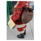 KSA Collectibles 11-inch Fabrich Santa Figurine with Original Box