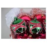 Christmas Ornaments and Beaded Garland Lot