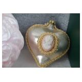 Vintage Romantic Pink and Ivory Christmas Ornaments Lot