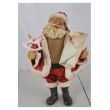 1988 Possible Dreams Ltd. Clothique Santa Figurine with Baby and Toy Horse