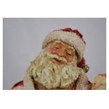 1988 Possible Dreams Ltd. Clothique Santa Figurine with Baby and Toy Horse