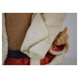 1988 Possible Dreams Ltd. Clothique Santa Figurine with Baby and Toy Horse