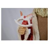 1988 Possible Dreams Ltd. Clothique Santa Figurine with Baby and Toy Horse