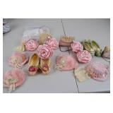 Victorian Style Doll Accessories and Ornaments Lot